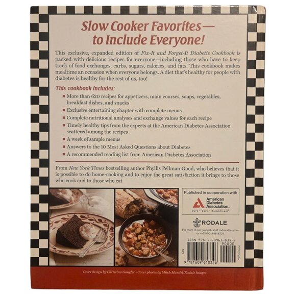 Fix It And Forget It Diabetic Cookbook Exclusive Edition 2012  Phyllis Pellman G - Picture 3 of 16